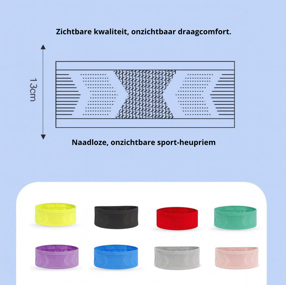 Runease | Ontzichtbare sport heupriem met opbergvakken