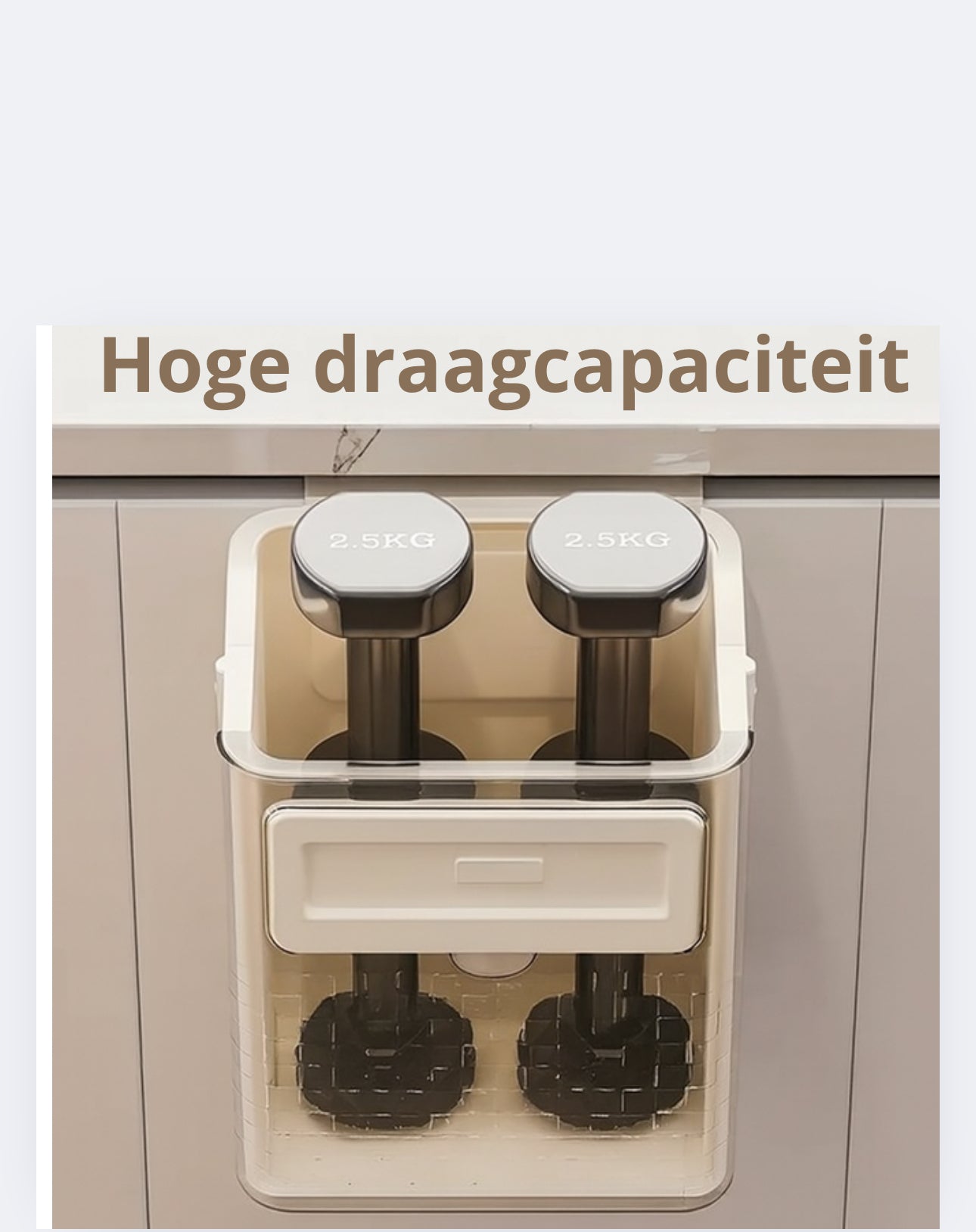 Ecofold- Hangende opvouwbare afvalbak