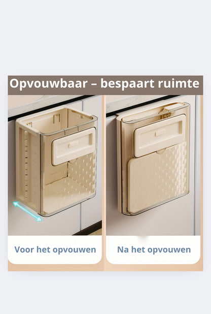 Ecofold- Hangende opvouwbare afvalbak