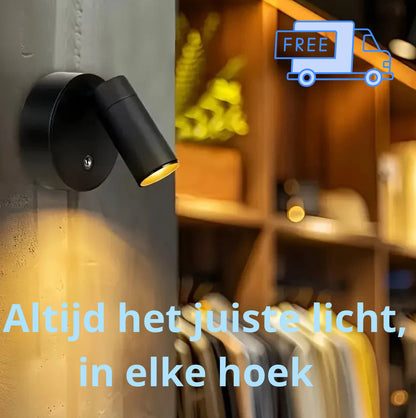 Fleximart Neospot- Multifunctionele wand en vloer lamp