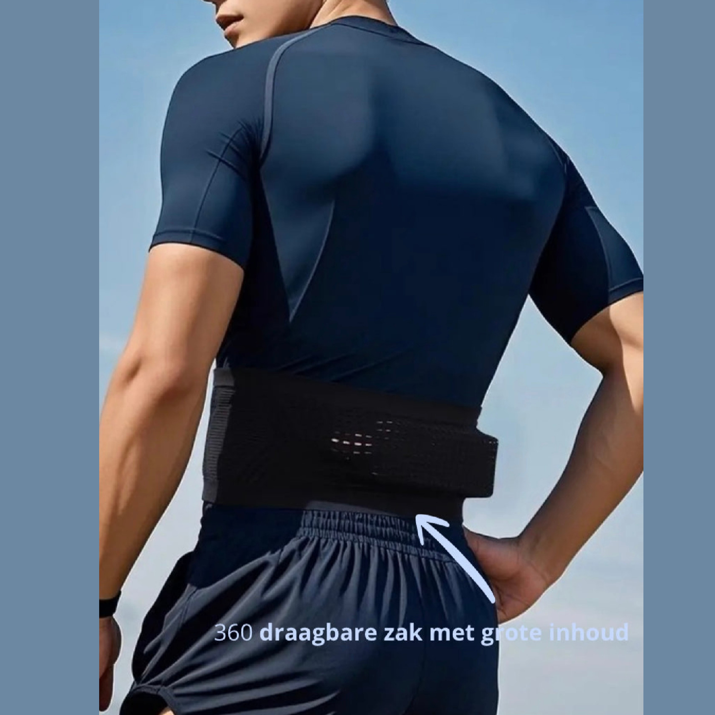 Runease | Ontzichtbare sport heupriem met opbergvakken