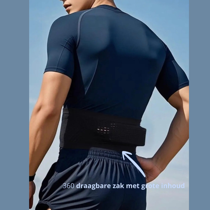 Runease | Ontzichtbare sport heupriem met opbergvakken