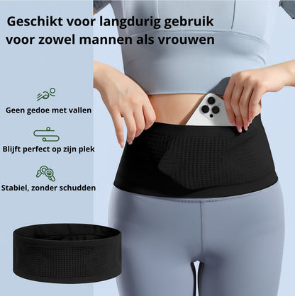 Runease | Ontzichtbare sport heupriem met opbergvakken